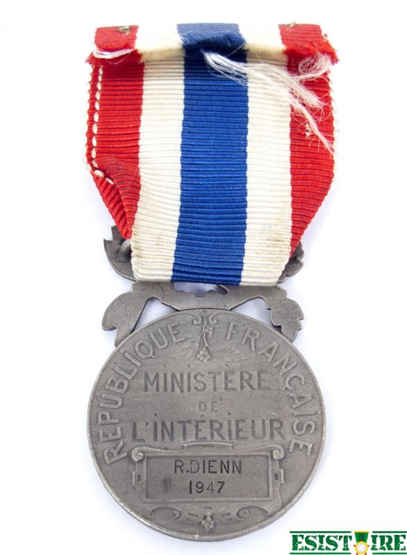 Médaille Ministère De L'Intérieur (réf. 158-48/P43) - Occasion - France